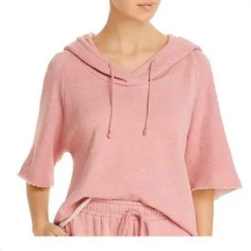 Honeydew pink hoodie